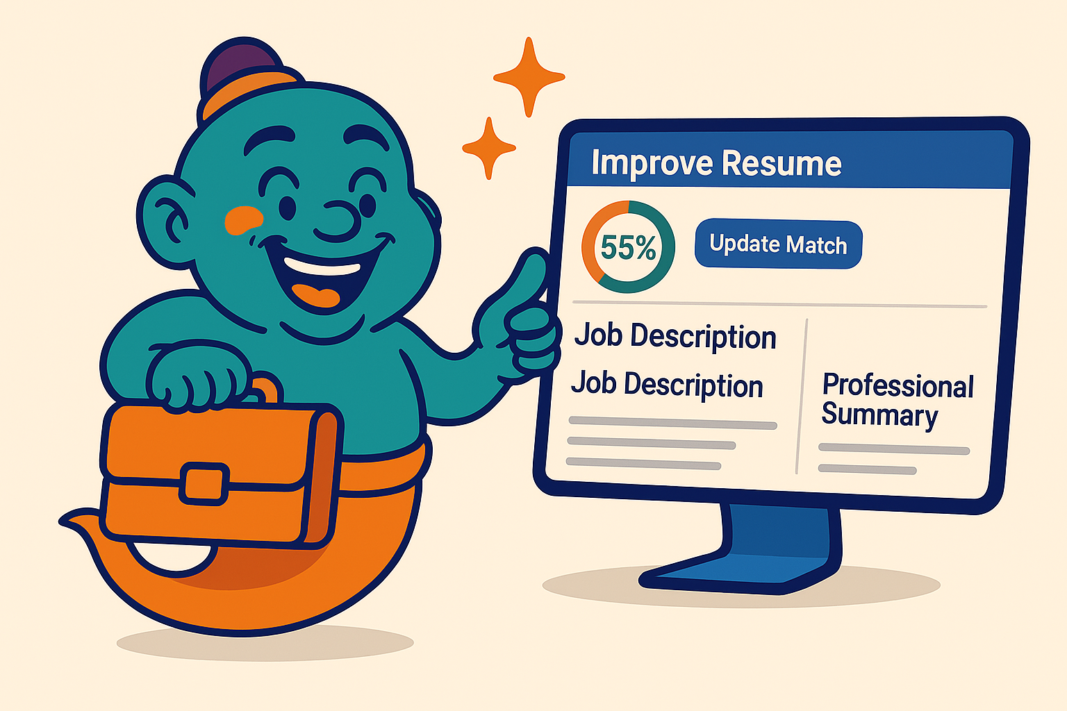 Resume enhancement interface